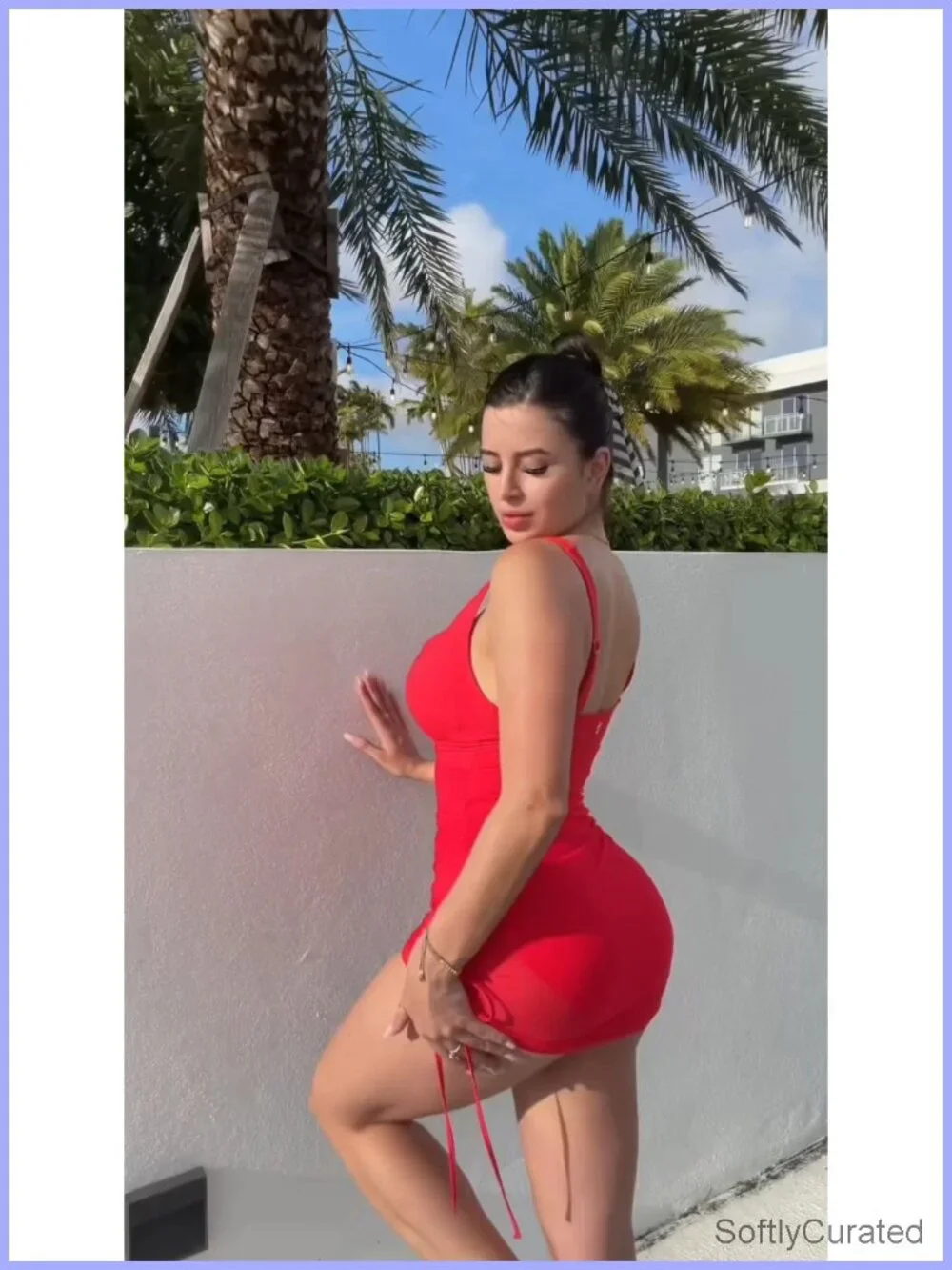 Tummy Control One Piece Swimsuit with Mesh Wrap Skirt Modest Swim Dress